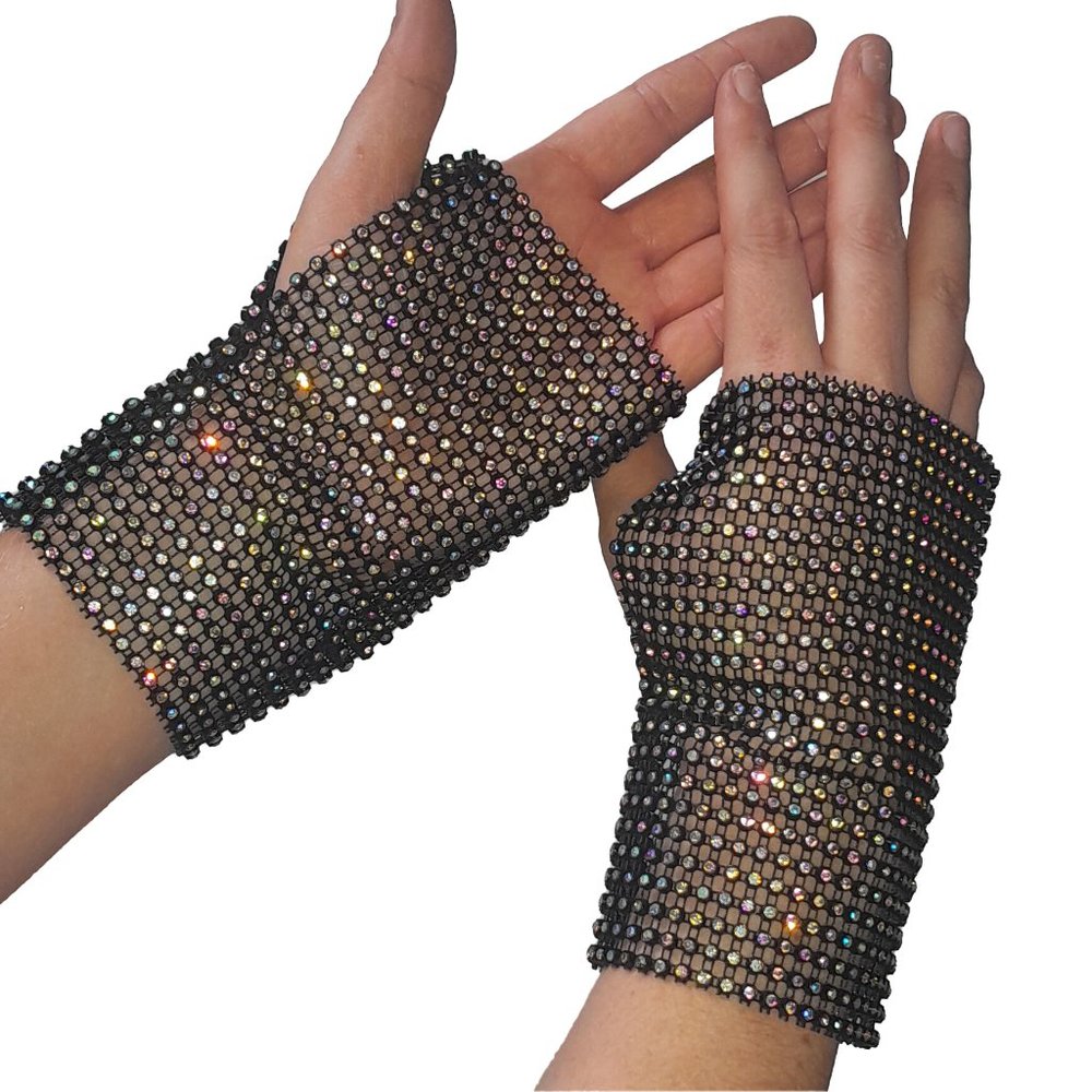 Rhinestone Gloves